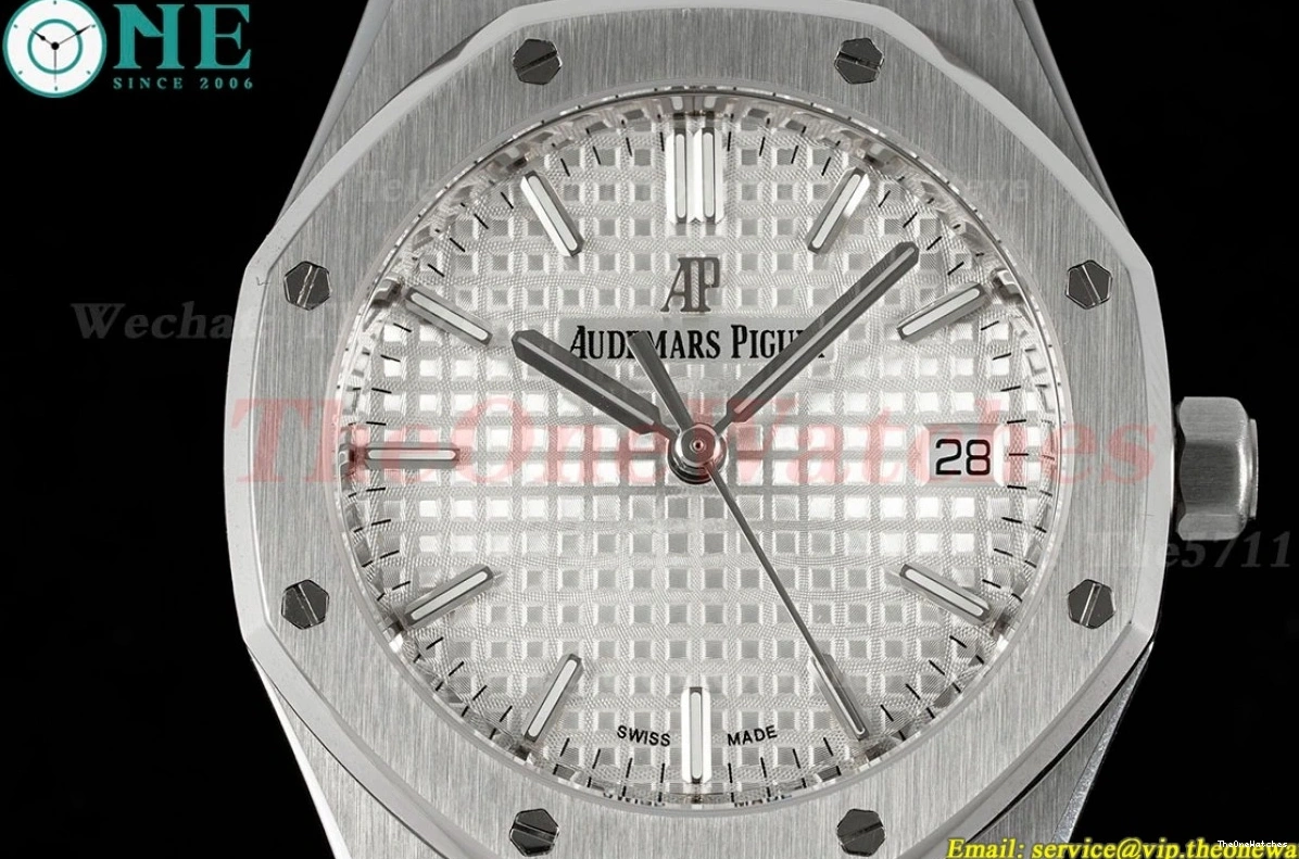 Royal Oak ZF 77350 Ladies SS A5800 White 34mm SS 0105